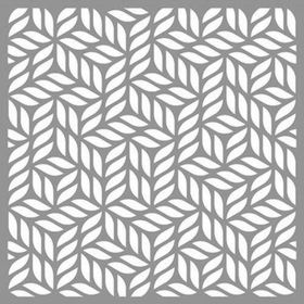 Artikel Halati 30x30 cm Fayans Duvar Mobilya Stencil Boyama Şablonu