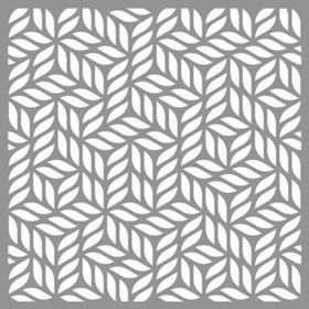 Artikel Halati 30x30 cm Fayans Duvar Mobilya Stencil Boyama Şablonu