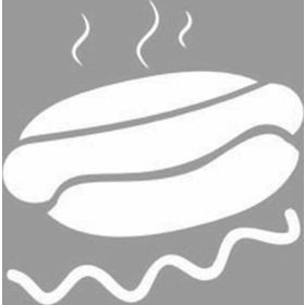 Artikel Hardallı Hot Dog 30x30 cm Fayans Duvar Mobilya Stencil Boyama Şablonu