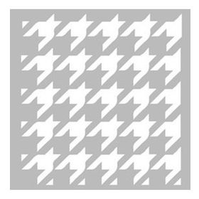 Artikel Haute Couture 30x30 cm Fayans Duvar Mobilya Stencil Boyama Şablonu