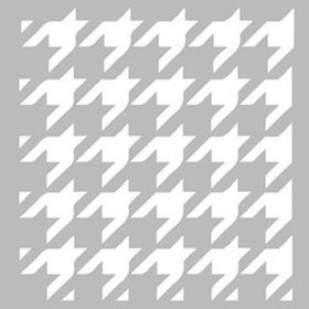 Artikel Haute Couture 30x30 cm Fayans Duvar Mobilya Stencil Boyama Şablonu