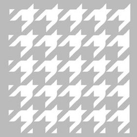 Artikel Haute Couture 30x30 cm Fayans Duvar Mobilya Stencil Boyama Şablonu