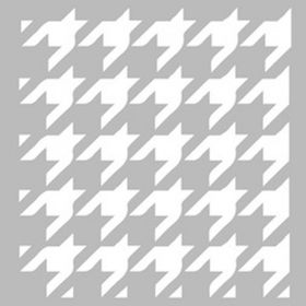 Artikel Haute Couture 30x30 cm Fayans Duvar Mobilya Stencil Boyama Şablonu