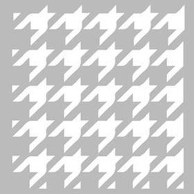 Artikel Haute Couture 30x30 cm Fayans Duvar Mobilya Stencil Boyama Şablonu