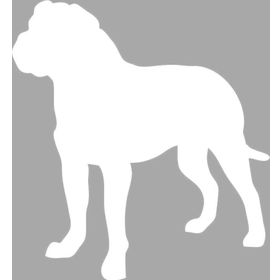 Artikel İkon Bulldog Stencil Boyama Şablonu 30x30 cm Duvar Stencil