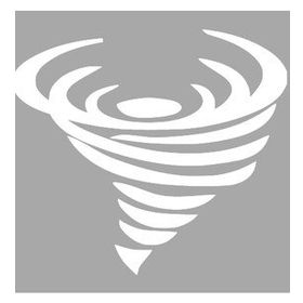 Artikel İkon Tornado Stencil Boyama Şablonu 30x30 cm Duvar Stencil