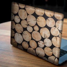 Artikel İstiflenmiş Odunlar Notebook Sticker