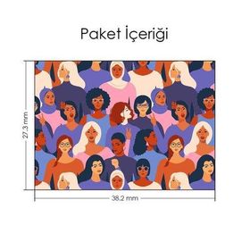 Artikel Kadınlar Desen Notebook Sticker