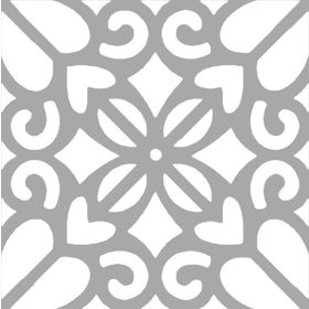 Artikel Kalp Detay Karo 30x30 cm Fayans Duvar Mobilya Stencil Boyama Şablonu