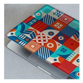 Artikel Karelerde Desenler Notebook Sticker