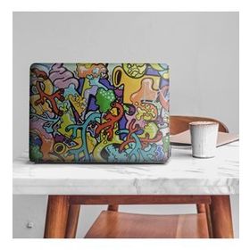 Artikel Karmaşık Grafiti Duvarı Notebook Sticker