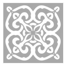 Artikel Karo 1 30x30 cm Fayans Duvar Mobilya Stencil Boyama Şablonu