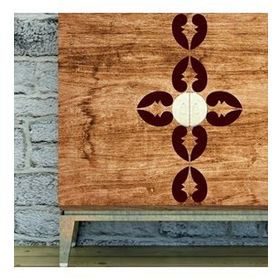 Artikel Karo 10 30x30 cm Fayans Duvar Mobilya Stencil Boyama Şablonu