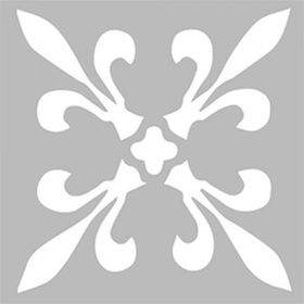 Artikel Karo 19 30x30 cm Fayans Duvar Mobilya Stencil Boyama Şablonu