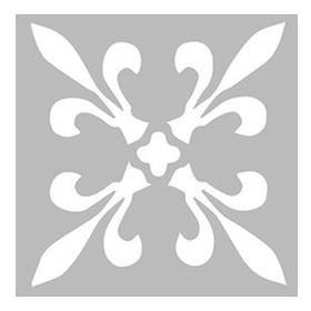 Artikel Karo 19 30x30 cm Fayans Duvar Mobilya Stencil Boyama Şablonu
