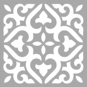 Artikel Karo 3 30x30 cm Fayans Duvar Mobilya Stencil Boyama Şablonu