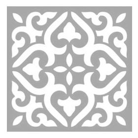 Artikel Karo 3 30x30 cm Fayans Duvar Mobilya Stencil Boyama Şablonu