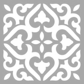 Artikel Karo 3 30x30 cm Fayans Duvar Mobilya Stencil Boyama Şablonu
