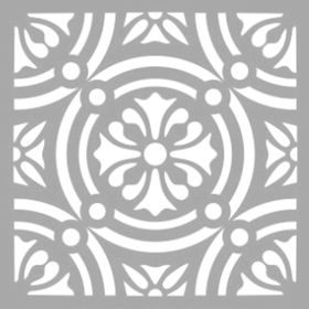 Artikel Karo 30x30 cm Fayans Duvar Mobilya Stencil Boyama Şablonu