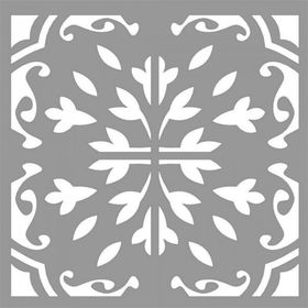 Artikel Karo Amir 30x30 cm Fayans Duvar Mobilya Stencil Boyama Şablonu
