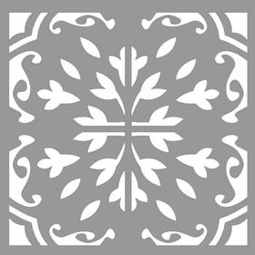 Artikel Karo Amir 30x30 cm Fayans Duvar Mobilya Stencil Boyama Şablonu