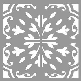 Artikel Karo Amir 30x30 cm Fayans Duvar Mobilya Stencil Boyama Şablonu