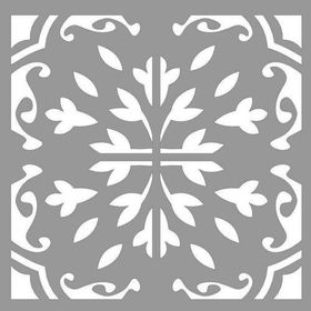 Artikel Karo Amir 30x30 cm Fayans Duvar Mobilya Stencil Boyama Şablonu