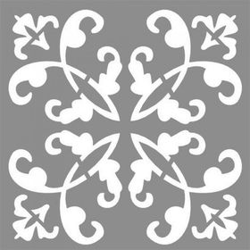 Artikel Karo Ann 30x30 cm Fayans Duvar Mobilya Stencil Boyama Şablonu