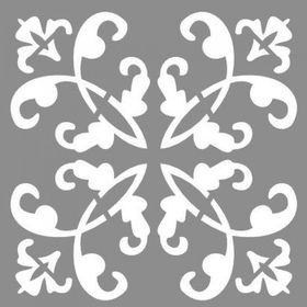 Artikel Karo Ann 30x30 cm Fayans Duvar Mobilya Stencil Boyama Şablonu