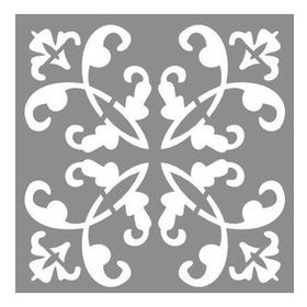Artikel Karo Ann 30x30 cm Fayans Duvar Mobilya Stencil Boyama Şablonu
