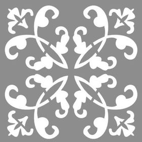 Artikel Karo Ann 30x30 cm Fayans Duvar Mobilya Stencil Boyama Şablonu