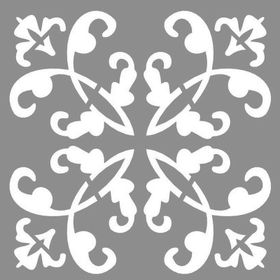 Artikel Karo Ann 30x30 cm Fayans Duvar Mobilya Stencil Boyama Şablonu