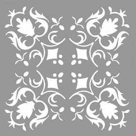 Artikel Karo Brenda 30x30 cm Fayans Duvar Mobilya Stencil Boyama Şablonu