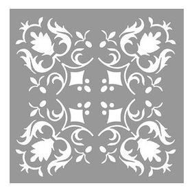 Artikel Karo Brenda 30x30 cm Fayans Duvar Mobilya Stencil Boyama Şablonu