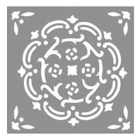 Artikel Karo Cranberry 30x30 cm Fayans Duvar Mobilya Stencil Boyama Şablonu