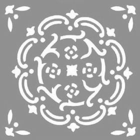 Artikel Karo Cranberry 30x30 cm Fayans Duvar Mobilya Stencil Boyama Şablonu