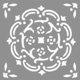 Artikel Karo Cranberry 30x30 cm Fayans Duvar Mobilya Stencil Boyama Şablonu