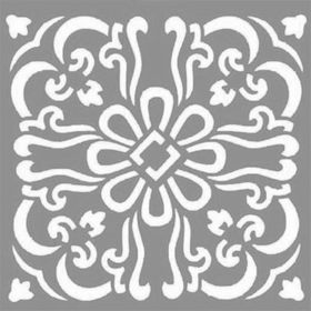 Artikel Karo Daisy 30x30 cm Fayans Duvar Mobilya Stencil Boyama Şablonu