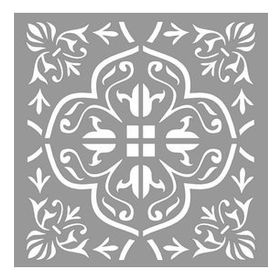 Artikel Karo Echoes 30x30 cm Fayans Duvar Mobilya Stencil Boyama Şablonu