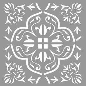 Artikel Karo Echoes 30x30 cm Fayans Duvar Mobilya Stencil Boyama Şablonu