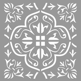 Artikel Karo Echoes 30x30 cm Fayans Duvar Mobilya Stencil Boyama Şablonu