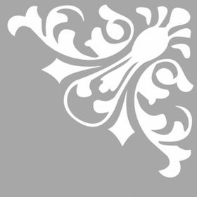 Artikel Karo Köşe 3 30x30 cm Fayans Duvar Mobilya Stencil Boyama Şablonu
