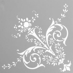 Artikel Karo Köşe 30x30 cm Fayans Duvar Mobilya Stencil Boyama Şablonu