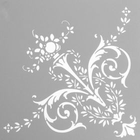Artikel Karo Köşe 30x30 cm Fayans Duvar Mobilya Stencil Boyama Şablonu
