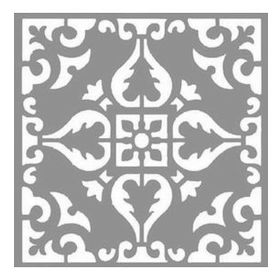 Artikel Karo Lavender 30x30 cm Fayans Duvar Mobilya Stencil Boyama Şablonu