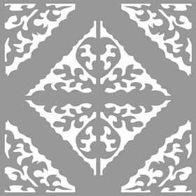 Artikel Karo Seasons 30x30 cm Fayans Duvar Mobilya Stencil Boyama Şablonu