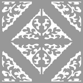 Artikel Karo Seasons 30x30 cm Fayans Duvar Mobilya Stencil Boyama Şablonu