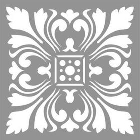 Artikel Karo Tulip 30x30 cm Fayans Duvar Mobilya Stencil Boyama Şablonu