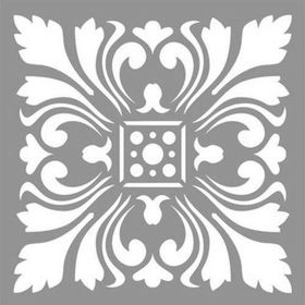 Artikel Karo Tulip 30x30 cm Fayans Duvar Mobilya Stencil Boyama Şablonu