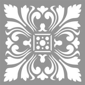 Artikel Karo Tulip 30x30 cm Fayans Duvar Mobilya Stencil Boyama Şablonu